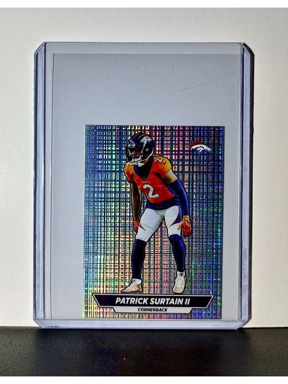 Patrick Surtain II 2024 Panini NFL Sticker #244 Foil Denver Broncos